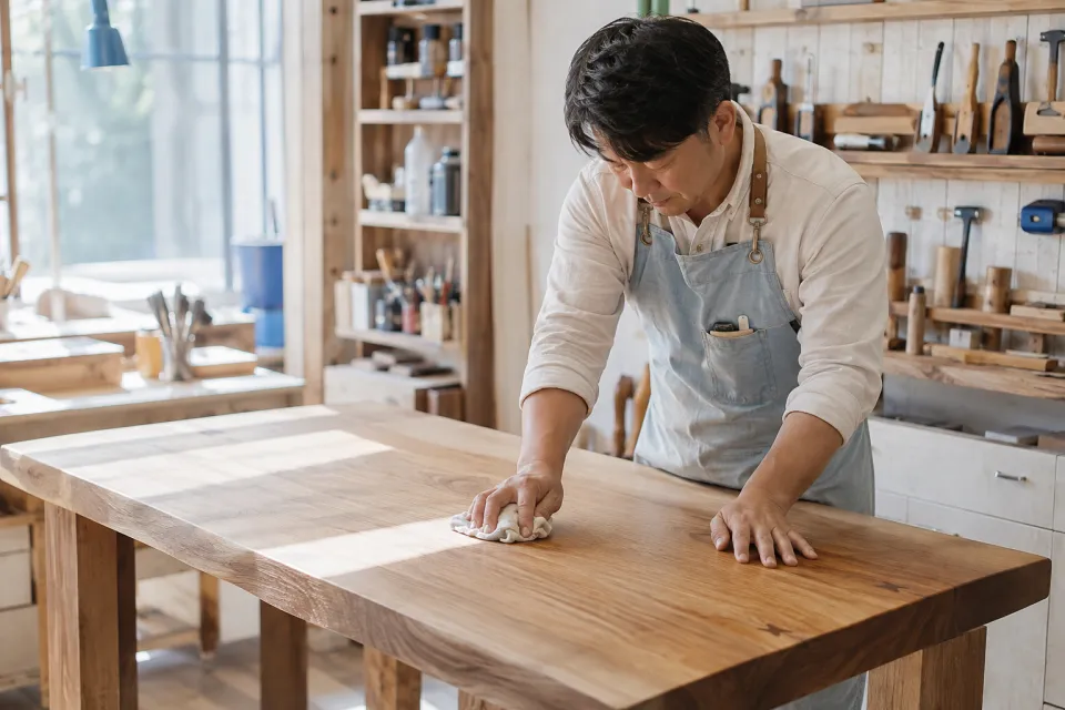 맞춤 가구·목공 온라인 성장 시스템 적용 장면