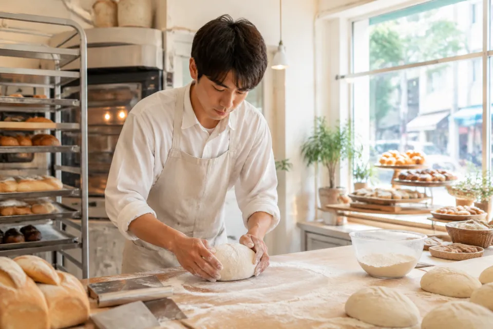 동네 베이커리 온라인 성장 시스템 적용 장면